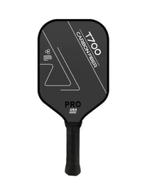 T700 Carbon Fiber Pickleball Flat-Headed Paddle Set 16Mm Textured Friction Surface with Balls Carry Bag Outdoor Indoor Sports